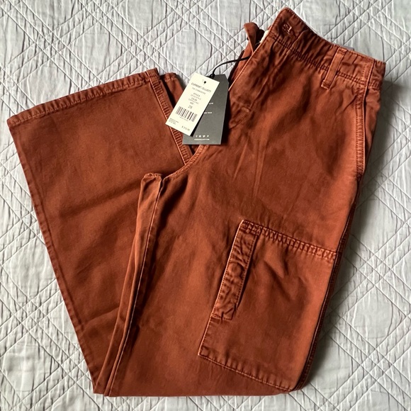Current/Elliott The Commodore Capuccino Cargo Pants, Size 28 (NWT) - Picture 3 of 13